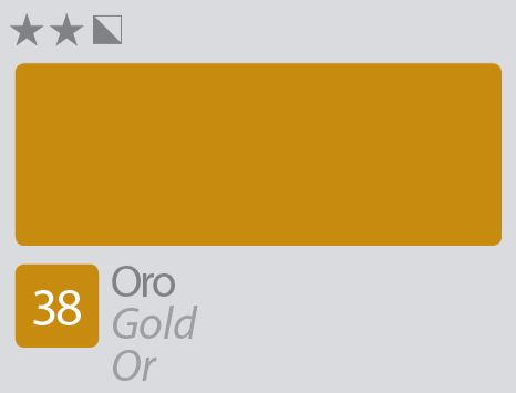 Colore a Tempera Extrafine Divolo N.38 ORO
