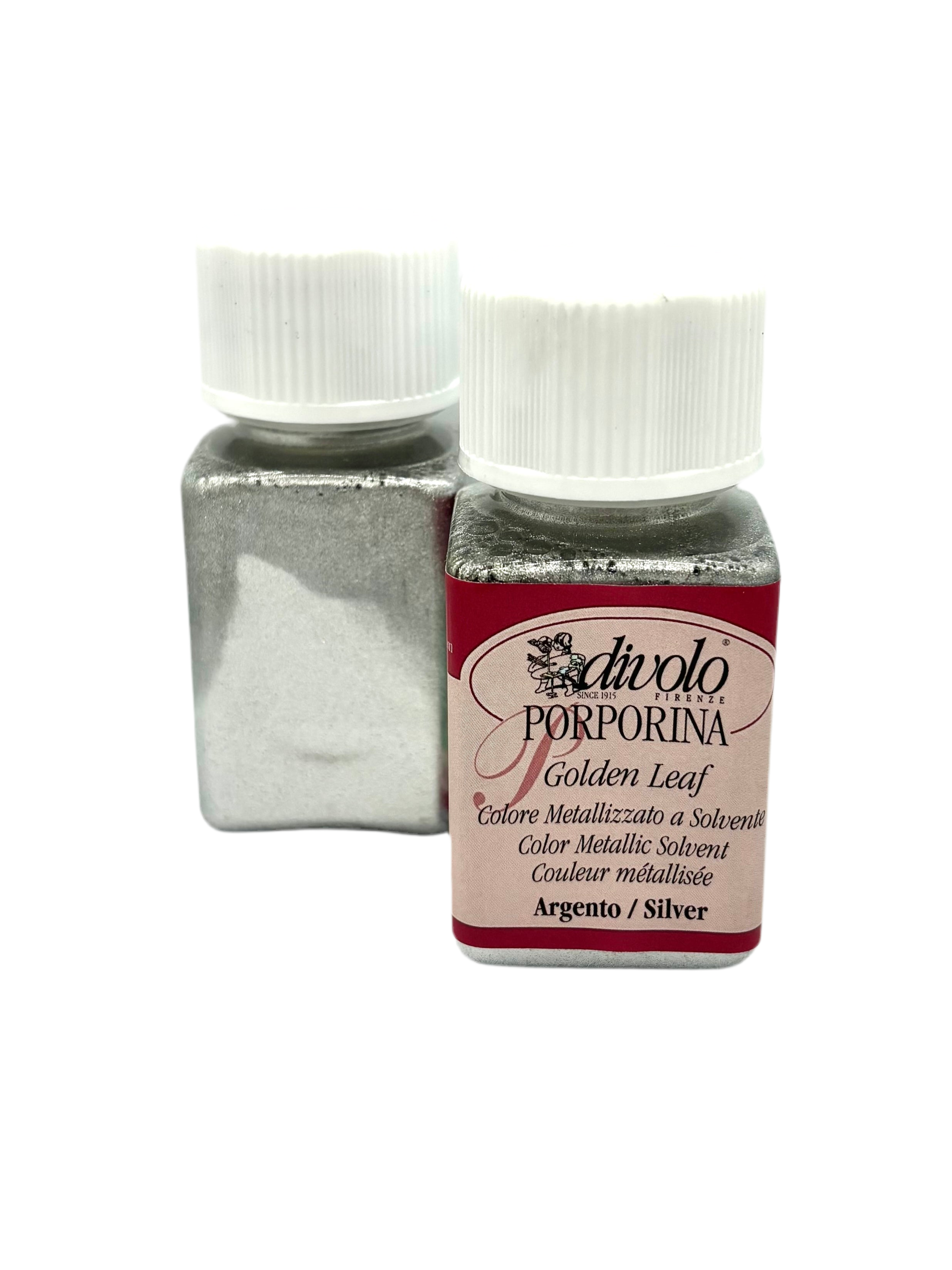 Porporina Fine Oro Stamperia DP01 - Vaso In Vetro 30 Ml - Per Paste Polimeriche, Candele E Craquelé - 3
