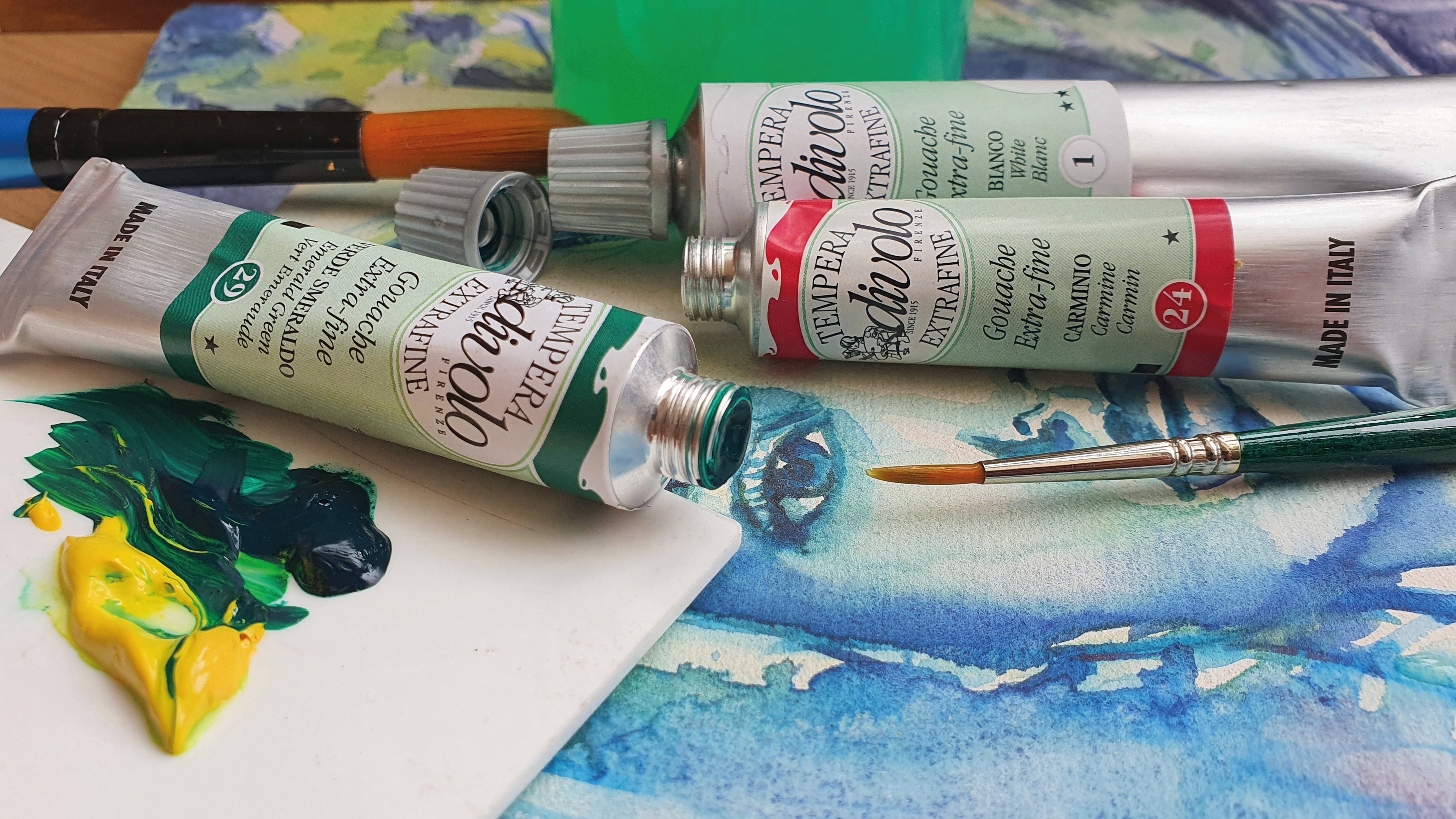 Colore a Tempera Extrafine Divolo N.38 ORO