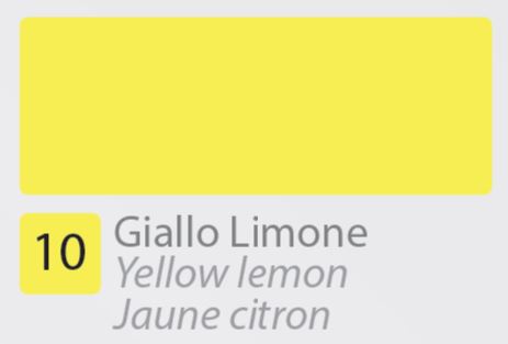 INCHIOSTRO CALCOGRAFICO DIVOLO N.10 GIALLO LIMONE
