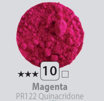 Pigmenti in polvere N.10 Magenta
