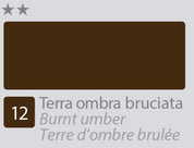COLORE ACRILICO BETACOLOR N.12 TERRA OMBRA BRUCIATA