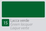 COLORE A VERNICE PER IL RESTAURO DEI DIPINTI N.15 LACCA VERDE