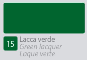 COLORE A VERNICE PER IL RESTAURO DEI DIPINTI N.15 LACCA VERDE