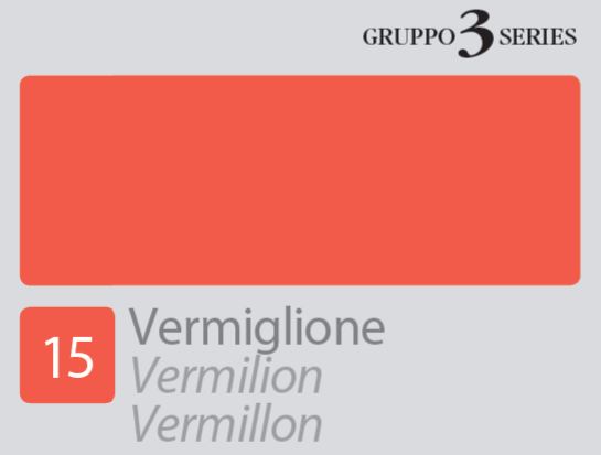 Tempera all'uovo Botticelli N.15 Vermiglione