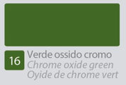 COLORE A VERNICE PER IL RESTAURO DEI DIPINTI N.16 VERDE OSSIDO CROMO
