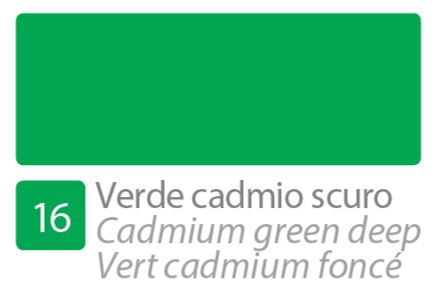 ACRITEX-COLORE PER STOFFA N.16 VERDE CADMIO SCURO