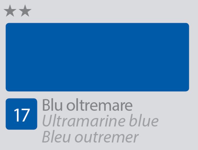 COLORE ACRILICO BETACOLOR N.17 BLU OLTREMARE