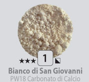 Pigmenti in polvere N.1 Bianco di San Giovanni