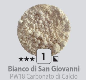 Pigmenti in polvere N.1 Bianco di San Giovanni