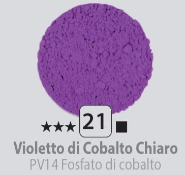 Pigmenti in polvere N.21 Violetto cobalto chiaro