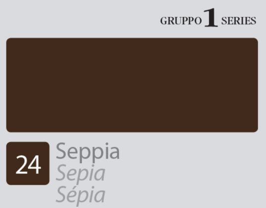 Tempera all'uovo Botticelli N.24 Seppia