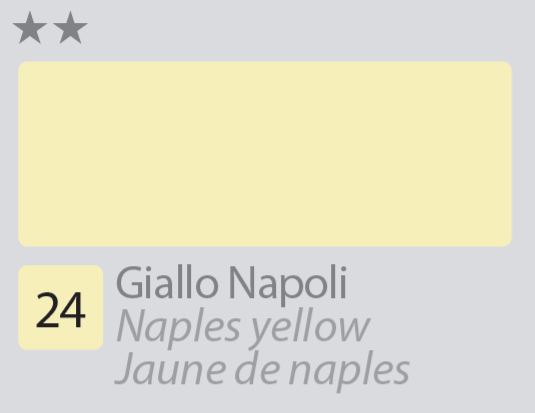 COLORE ACRILICO BETACOLOR N.24 GIALLO NAPOLI