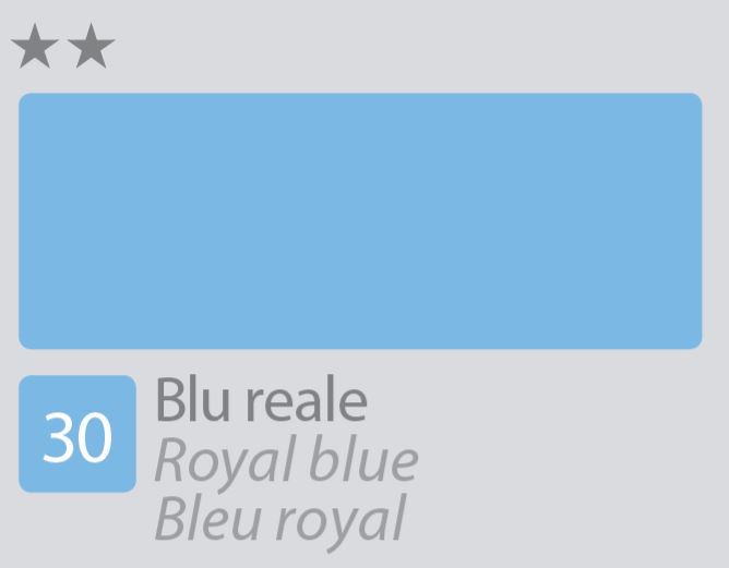 COLORE ACRILICO BETACOLOR N.30 BLU REALE