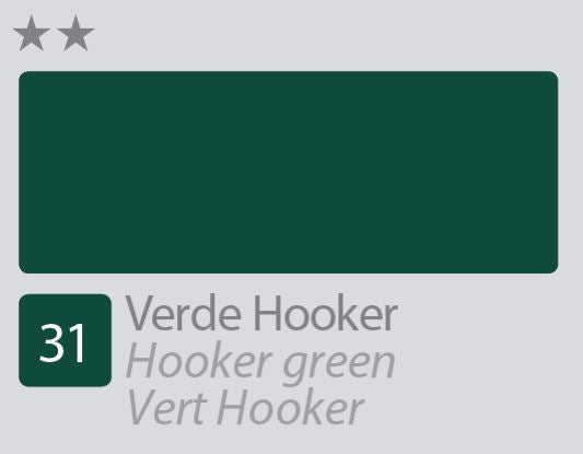 COLORE ACRILICO BETACOLOR N.31 VERDE HOOKER