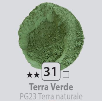 Pigmenti in polvere N.31 Terra verde