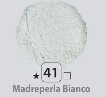 Pigmenti in polvere N.41 Madreperla bianco
