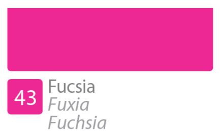 ACRITEX-COLORE PER STOFFA FLUORESCENTE N.43 FUCSIA