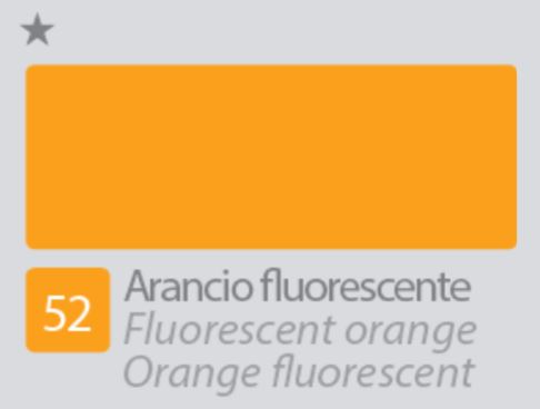 COLORE ACRILICO BETACOLOR N.52 ARANCIO FLUORESCENTE
