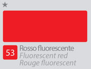 COLORE ACRILICO BETACOLOR N.53 ROSSO FLUORESCENTE