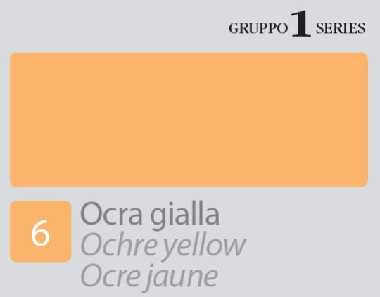 Tempera all'uovo Botticelli N.6 Ocra gialla
