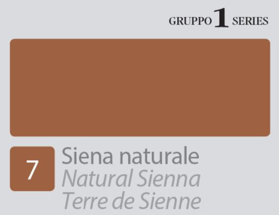 Tempera all'uovo Botticelli N.7 Siena naturale