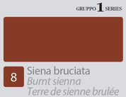 Tempera all'uovo Botticelli N.8 Siena bruciata