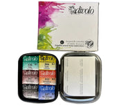 AQ6-MISTO COFANETTO IN METALLO DA 6 ACQUERELLI EXTRAFINI AL MIELE DI ACACIA (Copia) (Copia) (Copia)