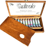 Cassetta completa di 11 colori a Tempera Extrafine