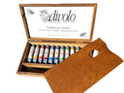 Cassetta completa di 11 colori a olio Accademia