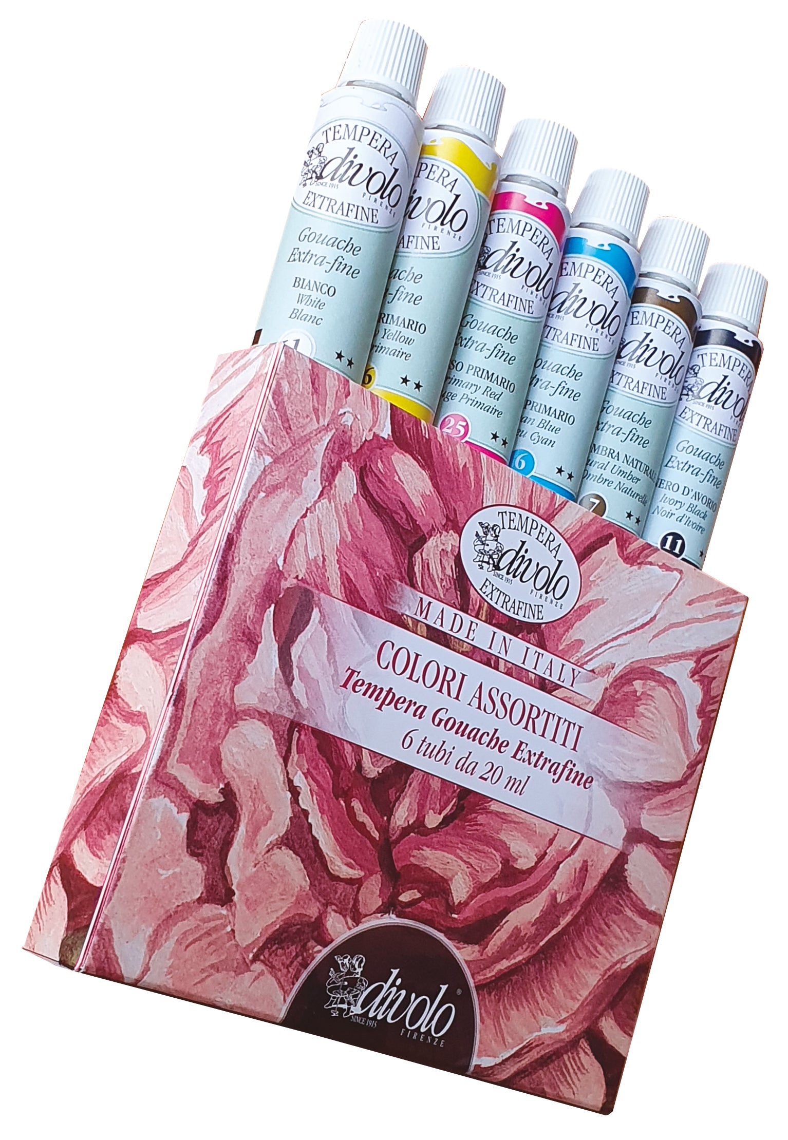 Confezione di 6 colori Tempera extrafine