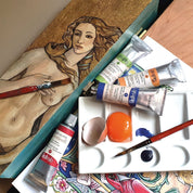 Tempera all'uovo Botticelli N.17 Cinabro scuro