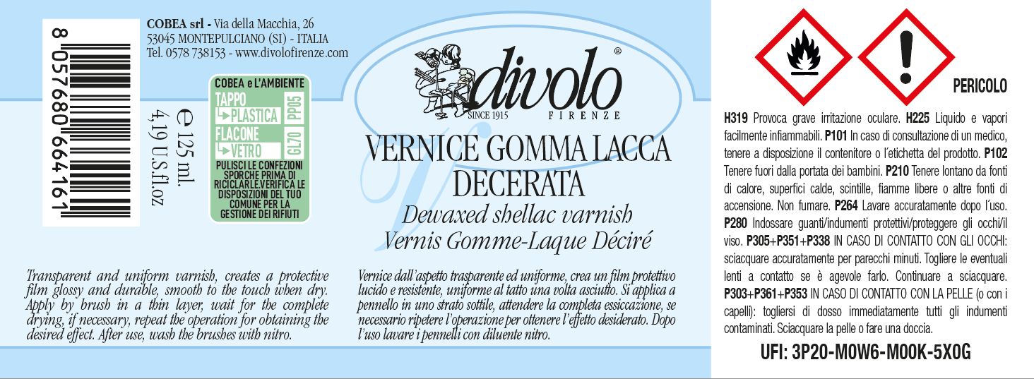 VERNICE GOMMALACCA DECERATA