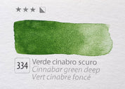 ACQUERELLI EXTRAFINI N.334 VERDE CINABRO SCURO