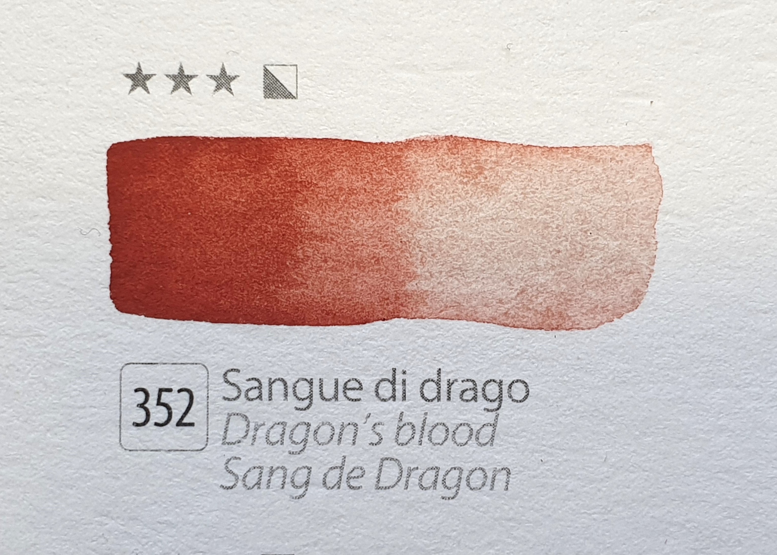 ACQUERELLI EXTRAFINI N.352 SANGUE DI DRAGO