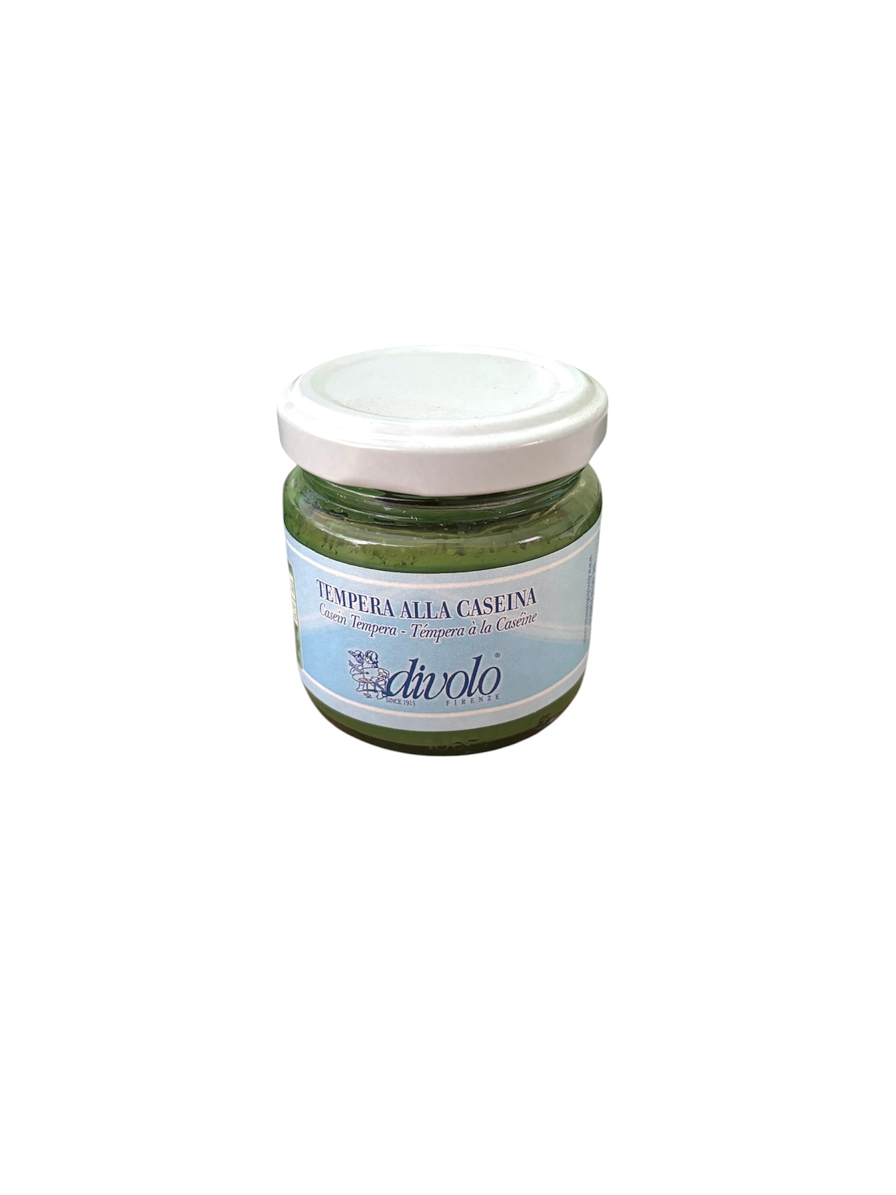 Tempera alla caseina Divolo Verde ossido