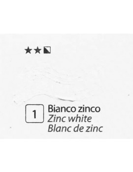 COLORE A OLIO Serie Accademia, N.1 BIANCO ZINCO