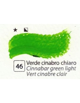 COLORI AD OLIO Serie Accademia N.46 VERDE CINABRO CHIARO 