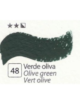 COLORI AD OLIO Serie Accademia N.48 VERDE OLIVA 