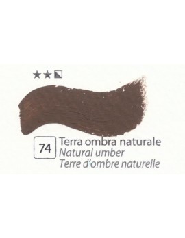 COLORE A OLIO Serie Accademia   N.74 TERRA OMBRA NATURALE